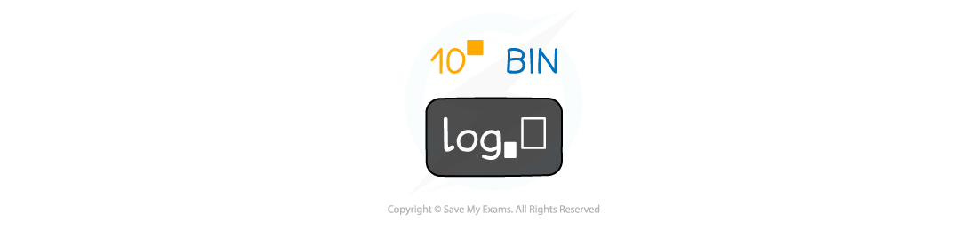 logarithm button with a base