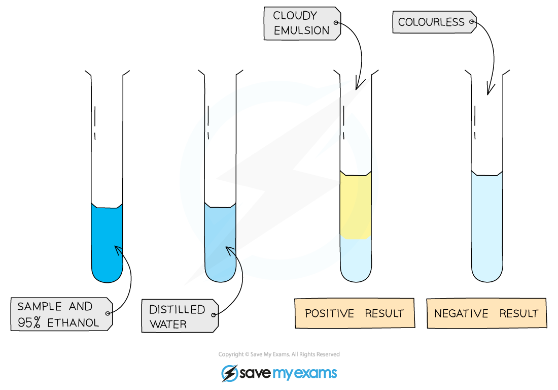 The ethanol test for lipids